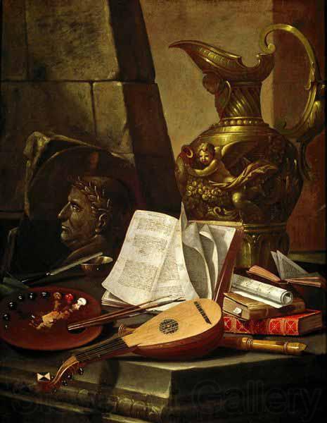Cristoforo Munari Allegoria delle arti Norge oil painting art